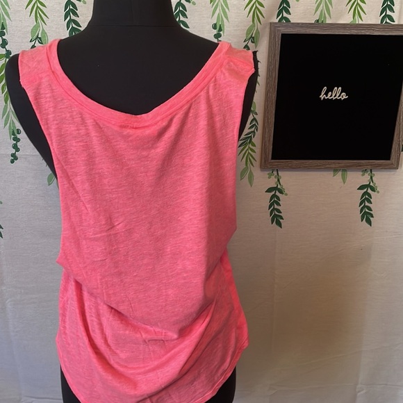 Size Medium PINK Victoria’s Secret “GO PINK OR GO HOME” Tank Top D1 - Picture 3 of 3